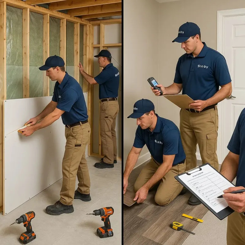 Repairs and Reconstruction process in Aurora, MO